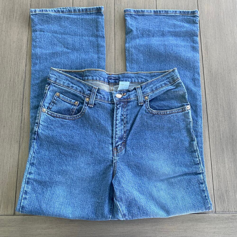 Vintage Jordache Bootcut Jeans • Size 13/14 • Stretch • Medium Blue • NWT 98/2